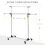 Homcom Perchero Bicolor 95 x 45 x 170cm 4
