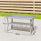 Outsunny Mesa de Jardín Gris 90 x 50 x 45 cm 8