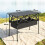Outsunny Mesa de Camping Negro 93 x 55 x 68 cm 6