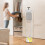 Homcom Plancha Vertical Vapor Amarillo 35 x 25 x 118.5 cm 6