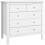 Homcom Cómoda Blanco 79 x 39.5 x 80.5 cm 1