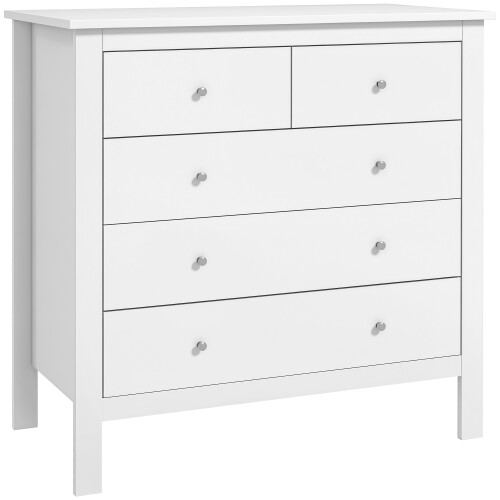 Homcom Cómoda Blanco 79 x 39.5 x 80.5 cm