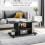 Homcom Mesa para TV Negro 80 x 40 x 40 cm 6