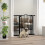 PawHut Barrera de Seguridad Negro 94 x 3.5 x 78 cm 6