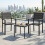Outsunny Conjunto de Bistró Negro 56 x 56 x 91 cm 5
