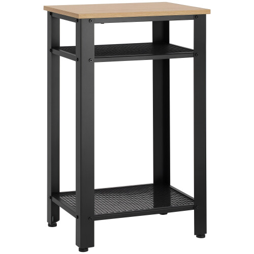 Homcom Mesa Auxiliar Bicolor 45 x 35 x 75 cm