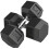 Homcom Juego de Mancuerna Negro 33.6 x 15.5 x 15.5 cm 1