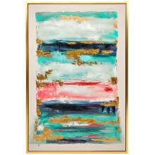Pintura Abstracta Multicolor 120 x 3.5 x 80 cm