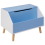 Beliani Toy Box CASPER 43 cm Blue 1
