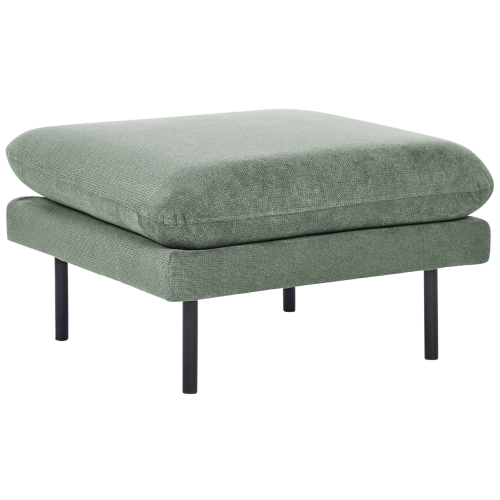 Beliani Ottoman VINTERBRO Fabric Light Green