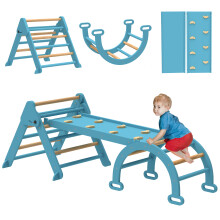 Triángulo de Escalada Azul 188 x 70 x 59 cm