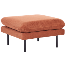 Ottoman VINTERBRO Chenille Golden Brown