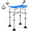 Homcom Silla para Ducha Azul 48.5 x 33 x 51.5 cm 1