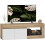 Homcom Mueble de TV Bicolor 140 x 40 x 48 cm 1
