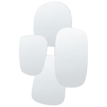 Wall Mirror VOUZON 80 cm 120 cm Silver
