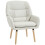 Homcom Butaca de Salón Beige 68 x 74 x 89 cm 1