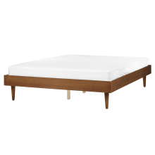 Bed TOUCY 160 x 200 cm (EU King Size) Brown Ash Wood