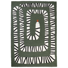 Rug OKAPI Dark Green 160 x 230 cm