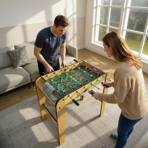 Mesa de Futbolín Marrón 75 x 66 x 75 cm 1