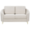 Beliani Sofa 2 Seater TROSA Fabric Light Beige 1