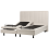 Beliani Adjustable Bed Fabric CASTELLAN 180 x 200 cm (Super King) Light Beige 1