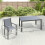 Outsunny Conjunto de Jardín Gris 150 x 90 x 73 cm 3