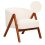 Beliani Armchair SKEI Boucle White 1