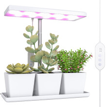 Luz Crecimiento Planta Blanco 31.8 x 13.4 x 35.6 cm