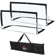 Porterías de Fútbol Negro 183 x 90 x 90 cm