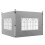 Outsunny Paredes Laterales Carpa Gris 295 x 195 cm 1