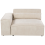 Beliani Corner Seat HELLNAR Velvet Light Beige Right Hand 1