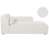 Beliani Left-Hand Chaise Longue HELLNAR Boucle Off-White 1