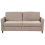 Beliani Sofa 3 Seater MARE with Storage Fabric Taupe 1