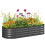Outsunny Jardinera Exterior Gris 150 x 62 x 30 cm 1