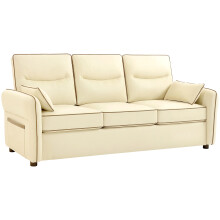 Sofá 3 Plaza Beige 190 x 83 x 90 cm