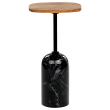 Side Table OASIS Metal Brown/ Black
