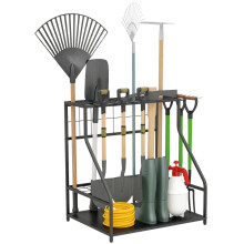 Organizador Herramientas Jardín Negro 84 x 53 x 73 cm