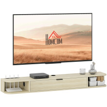 Mueble TV Suspendido Marrón 140 x 24 x 16 cm