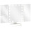 Homcom Espejo de Maquillaje Blanco 28 x 12 x 18 cm 1