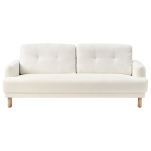 Sofa 3 Seater TUVE Fabric Off-White