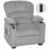 Homcom Sillón Reclinable Eléctrico Gris 96 x 90 x 105 cm 1
