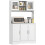 Homcom Alacena de Cocina Blanco 108 x 35 x 180 cm 1