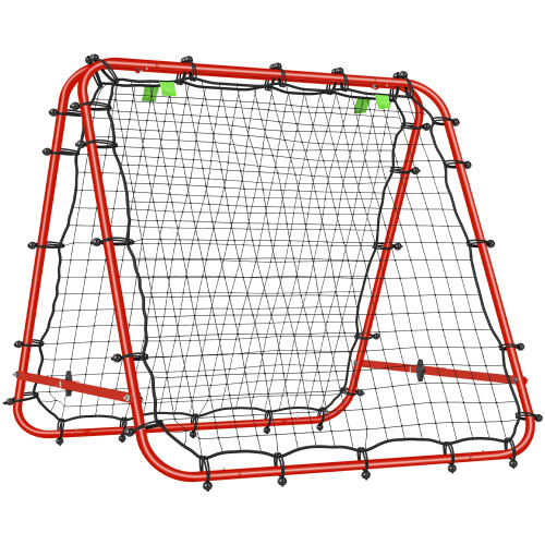 Homcom Red de Rebote Rojo 100 x 95 x 90 cm
