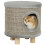 PawHut Casa para Gato Gris 36 x 36 x 38 cm 1