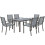 Outsunny Conjunto de Jardín Gris 150 x 90 x 73 cm 1