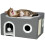 PawHut Casa para Gato Gris 60 x 40 x 34 cm 1