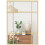 Homcom Espejo de Pared Amarillo 50 x 2 x 70 cm 1