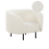 Beliani Armchair LOEN Boucle White 1
