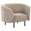Beliani Armchair LOEN Fabric Taupe 1