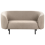 Beliani Sofa 2 Seater LOEN Fabric Taupe 1